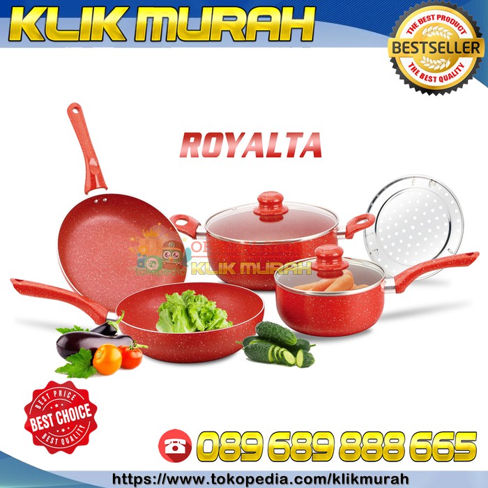 CERAMIC PAN DESSINI COOKWARE Set Panci keramik isi 5 piece DSI.9915