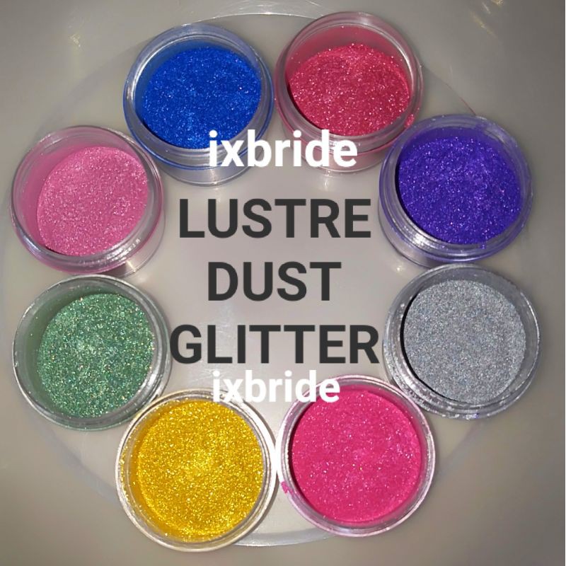 

Glitter makanan Lustre dust powder sparkle