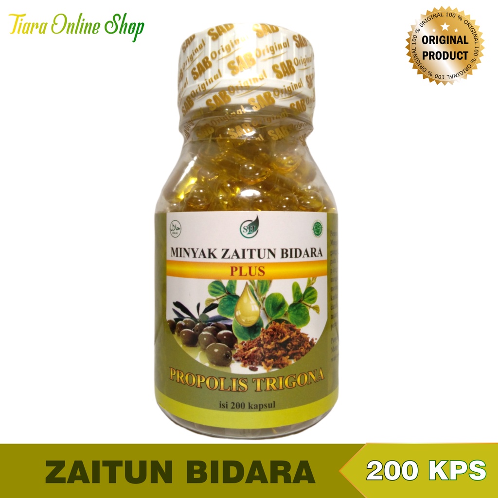 Kapsul Minyak Zaitun Bidara Plus Propolis Trigona isi 200 Kapsul Original