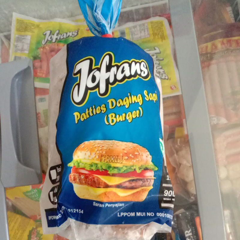 

Jofrans Beef Paties (15) berat 900 gr