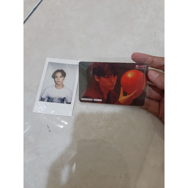 Pc photocard hmv ymmd vernon dan pola concert 2016 seventeen