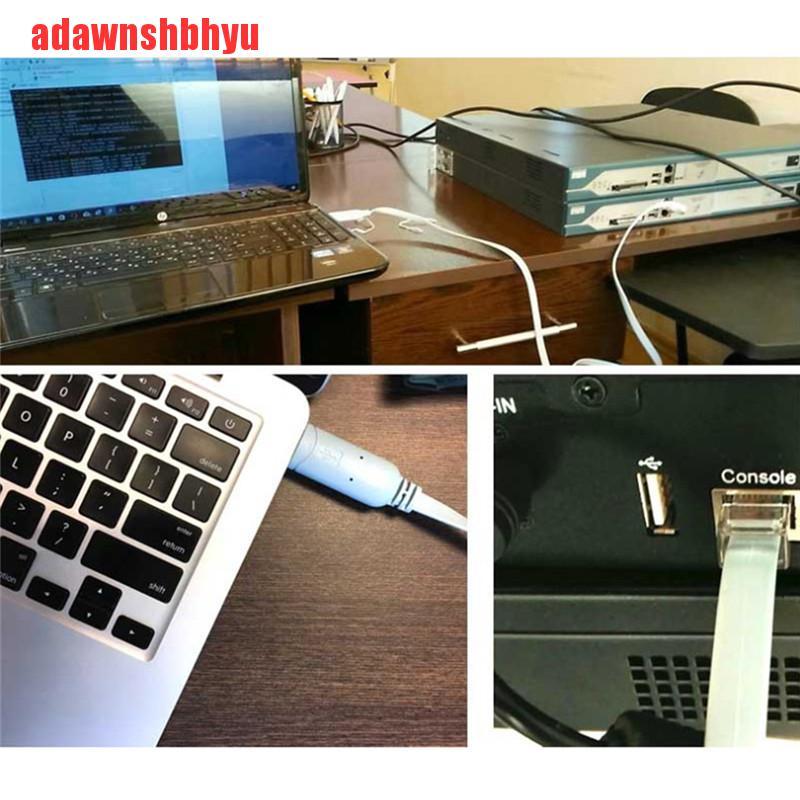 Adaptorwnshbhyu Kabel USB Ke RJ45 Untuk Konsol Cisco