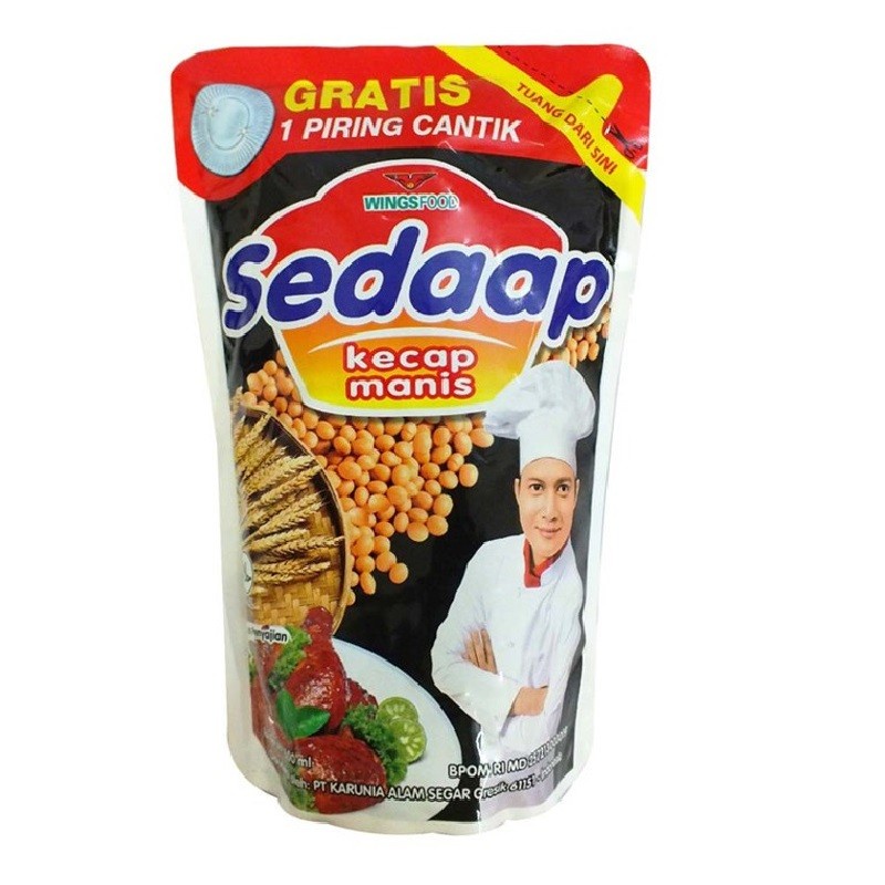 

kecap manis sedaap sedap hitam pouch 700