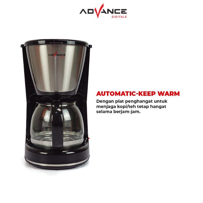 COFFEE MAKER / Mesin pembuat Kopi ADVANCE CM-208A 0.6 L