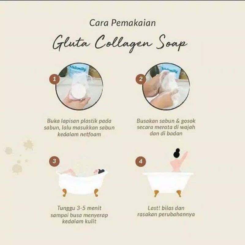 GLUTA COLLAGEN SOAP ORIGINAL BEAUTETOX CHOCOWHITE WHITEMILKY/COLAGEN WHITE MAGIC ~ ORIGINAL 100%