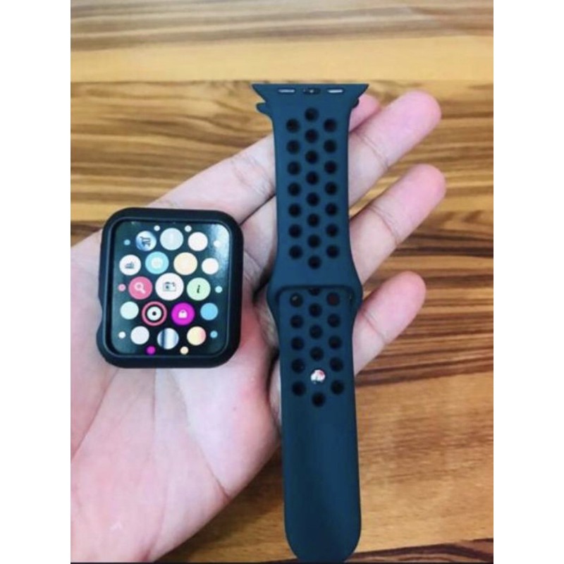 BUNDLING - STRAP DAN SOFT CASE APPLEWATCH SIZE 38 40 42 44