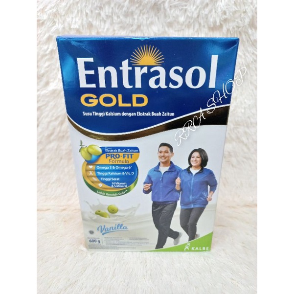 

Entrasol gold vanilla/coklat 580gram ORI susu tinggi kalsium