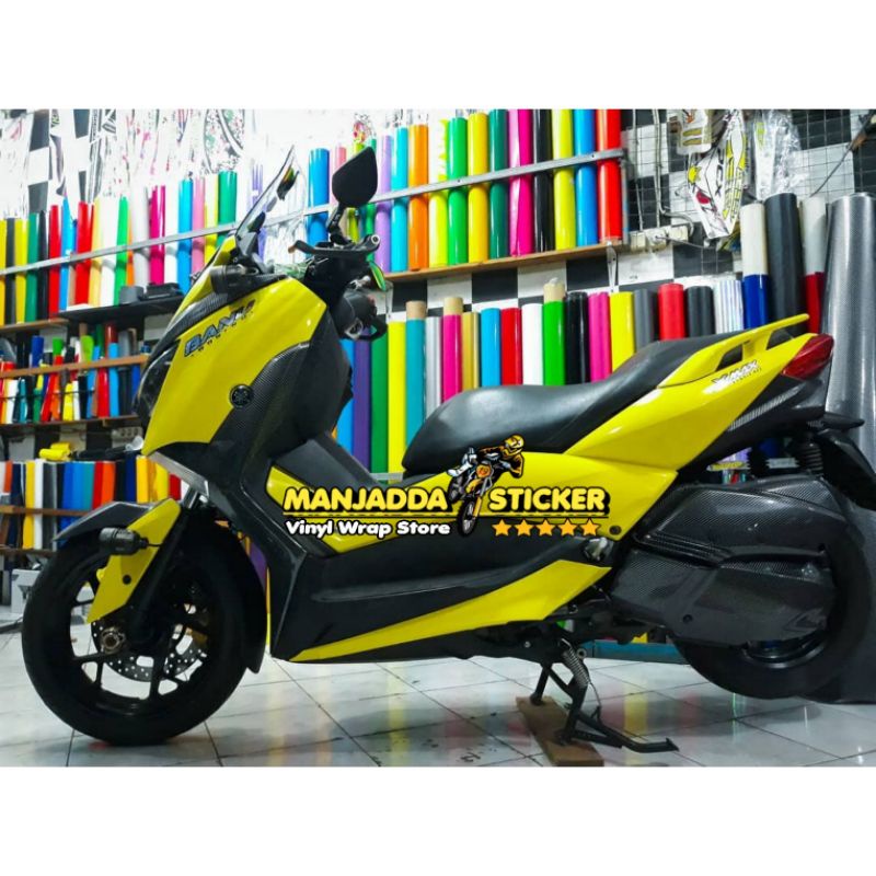 Stiker Skotlet Motor Stiker Motor Warna Kuning