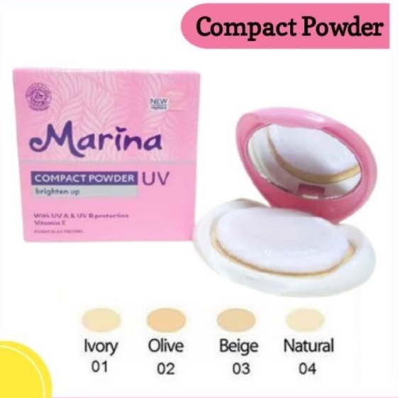 Marina UV Brighten Up Compact Powder 12g