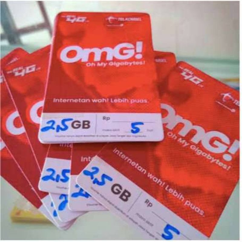 Voucher Kuota Telkomsel Simpati 2,5 GB 5 hari