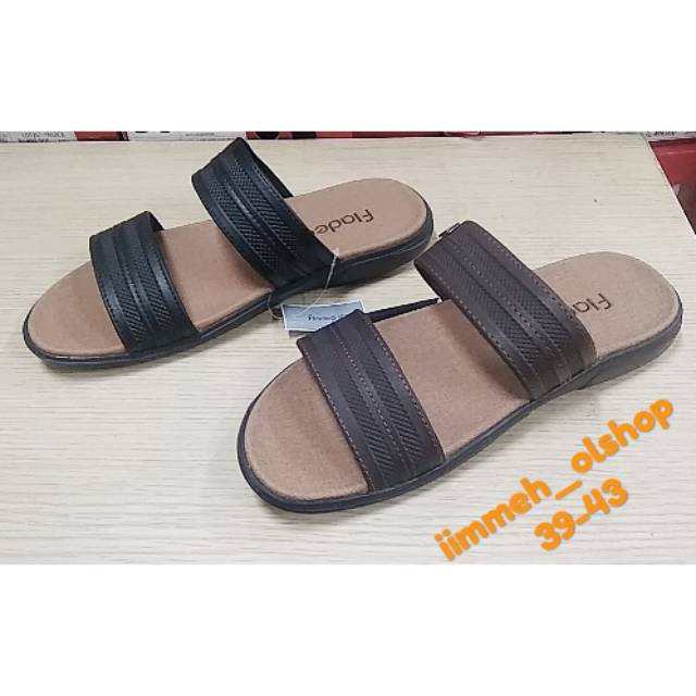 Sandal slop pria tali 2 fladeo