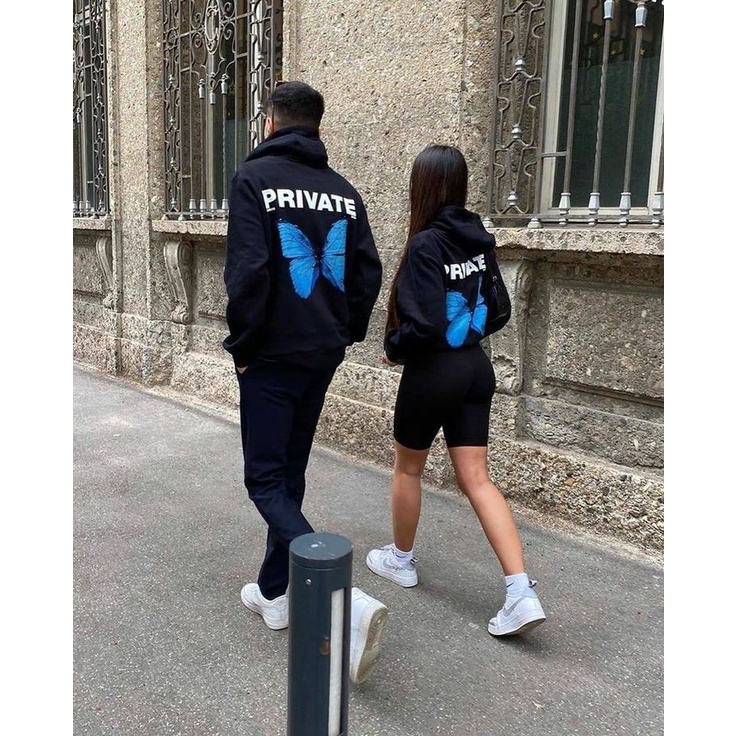 Sweater Hoodie Hodie Hoddie Wanita Gambar Kupu-Kupu Butterfly Sweeter Switer Cewek Cewe Oversize Korean Style Tebal Ori Murah Import Premium Terbaru XXL Jumbo