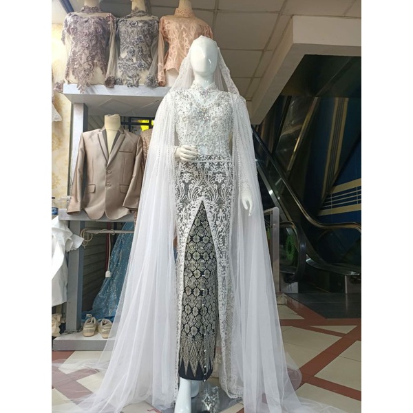 Kebaya pengantin akad || kebaya pengantin full payet