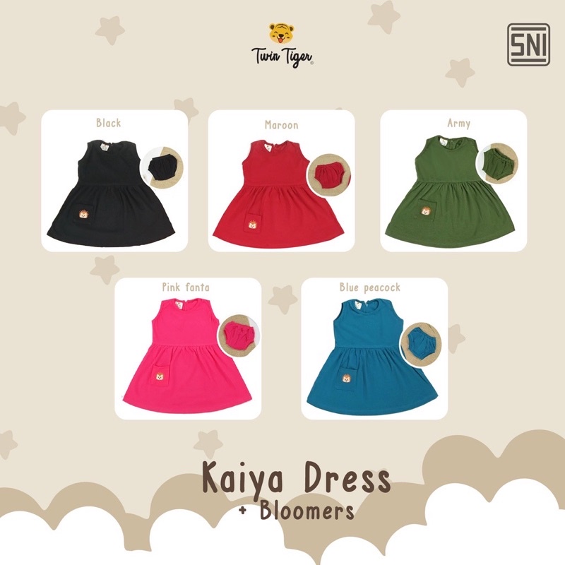 Twin Tiger Kaiya Dress Baby - Dress Anak