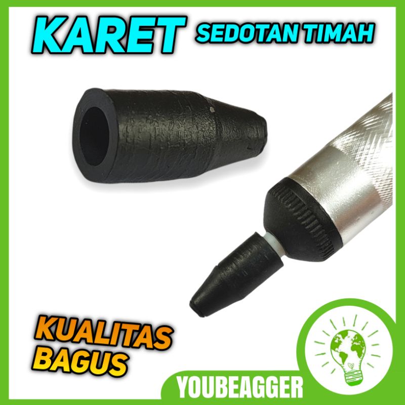 Karet sedotan timah