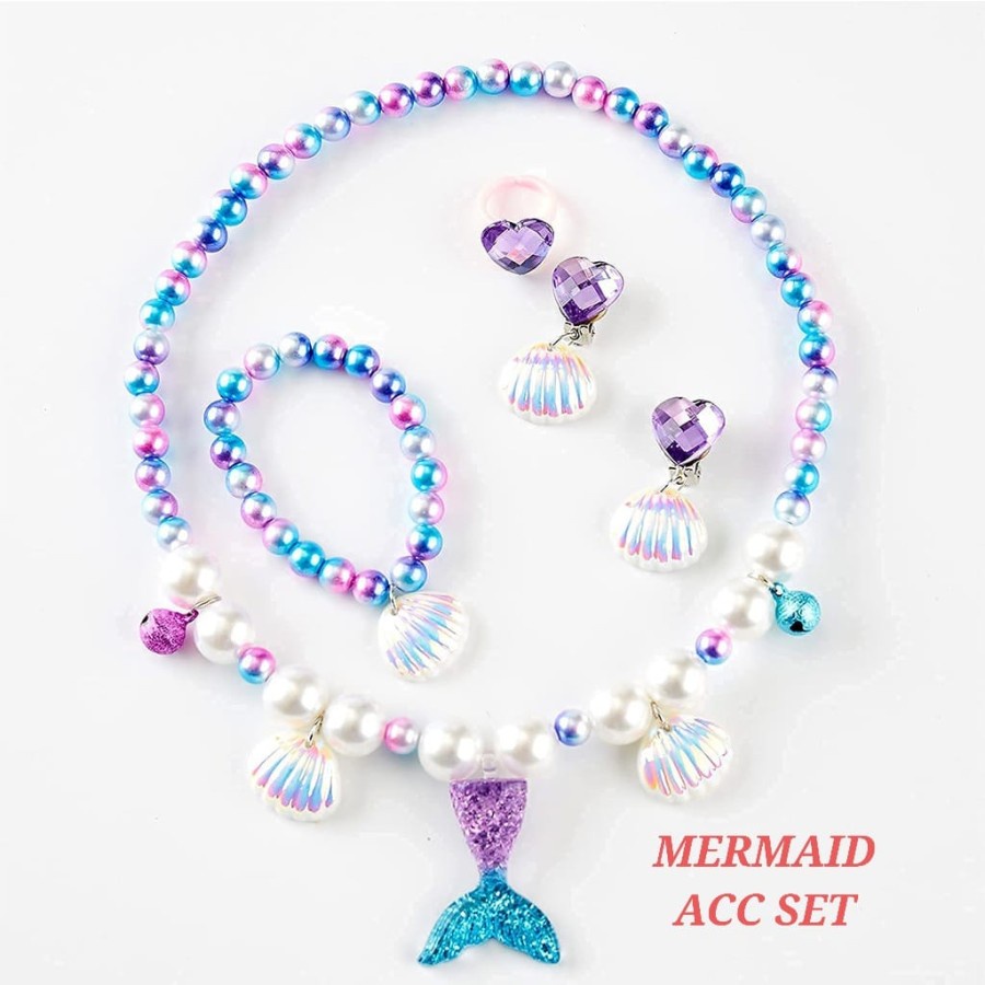 UNICORN ACC SET PERNAK PERNIK AKSESORIS ANTING CINCIN GELANAG KALUNG GIWANG ANAK IMPORT