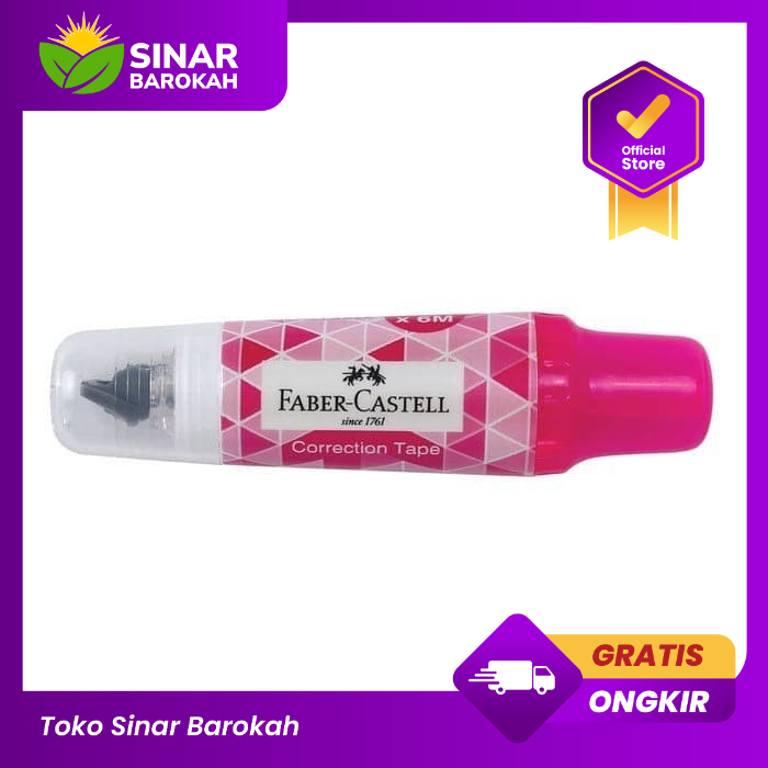

CORRECTION TAPE R1 PINK BARREL 169732 FABER-CASTELL