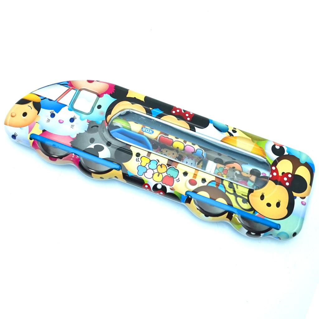 KOTAK PENSIL SET "MICKEY MOUSE" (PENGHAPUS + SERUTAN + PENSIL + PENGGARIS) "IMPORT QUALITY"