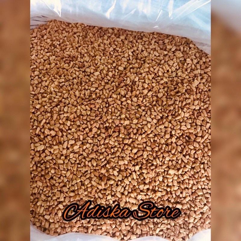 

methi seeds / fenugreek / halba / klabet 1 kg Kualitas Terbaik