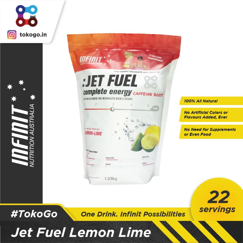 INFINIT :JET FUEL complete energy -  LEMON LIME