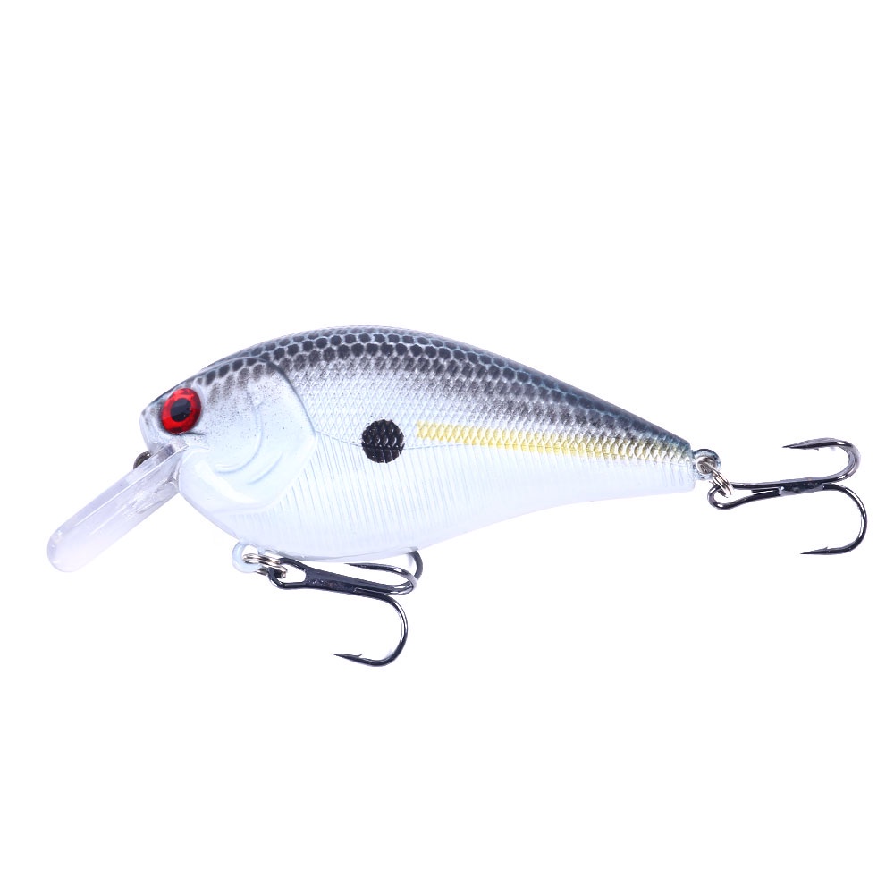 HENGJIA 6PCS Wobblers Crankbait Simulation Fishing Lure 8.5CM 15G Jerkbait Floating Hard Bait Bass Carp Fishing Tackle