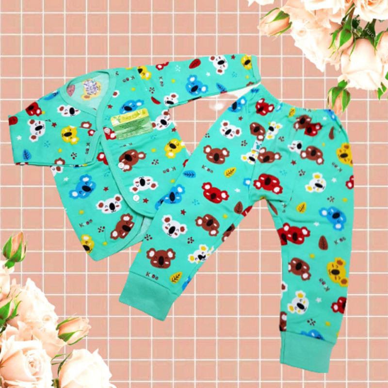 ARUCHI STELAN BAYI / PIYAMA ANAK VELVET / BABY SET // SYA S1  stelan baju bayi new born