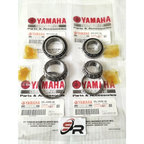 KOM SETIR RESING SET BERING BAMBU HONDA ORIGINAL MIO SPORT MIO SOUL GT   MIO 125  JUPITER Z MX ROBOT  VEGA R ZR  FIZR PORCE   SERBAGUNA METIK BEBEK