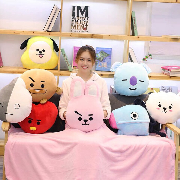 Bantal Selimut 3in1 Balmut Bts Bt21 Impor Murah