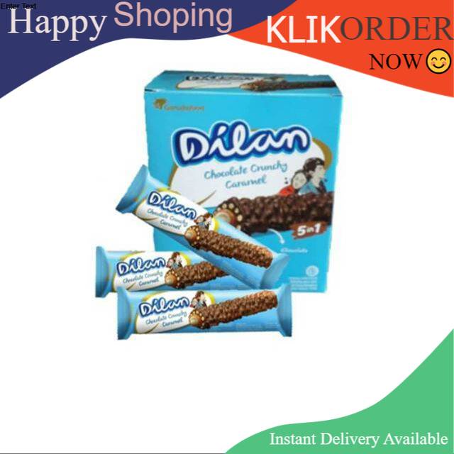 

DILAN CHOCOLATE CRUNCHY CARAMEL// 24grx1pcs// 1 BOX ISI 12 PCS