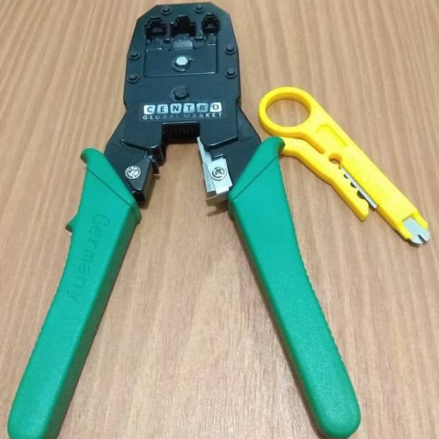 Tang Krimping Centro 315 Triple RJ45 RJ11 High Quality Crimping Tools