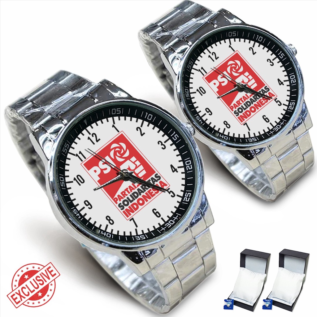 Jam Tangan Rantai Couple PARTAI SOLIDARITAS INDONESIA - 04 (Nice)