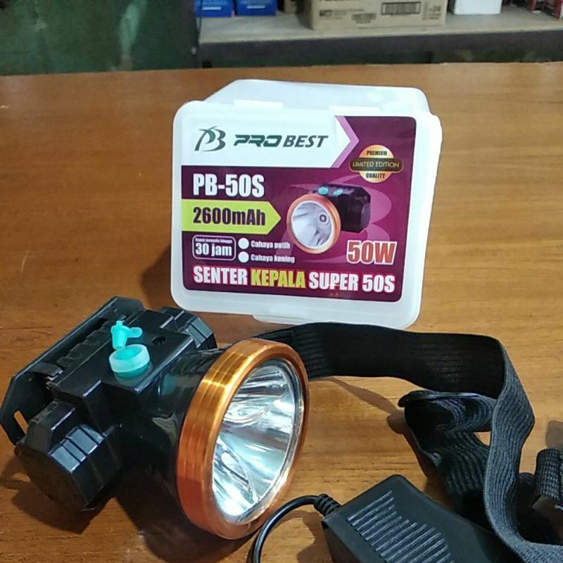 senter kepala 50watt