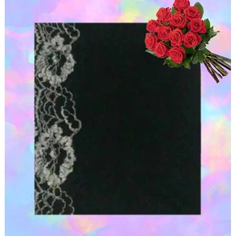 COD Pashmina Brukat Renda/Hijab Akad Nikah-5