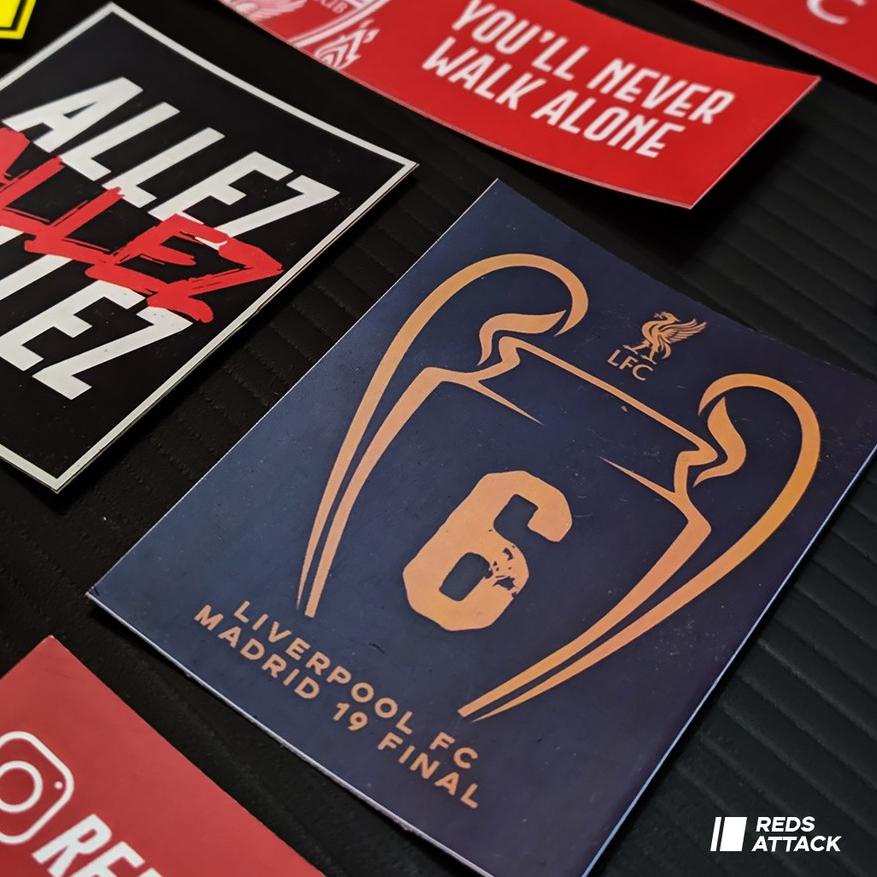 

QJ1@6R Ada .STICKER PACK #1 Liverpool / YNWA 12pcs Stiker Vinyl Anti Air,!!