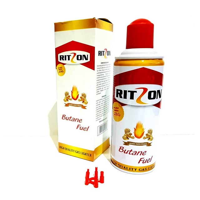 Ritzon Butane Fuel Gas Isi Ulang Refill Gas Korek Api