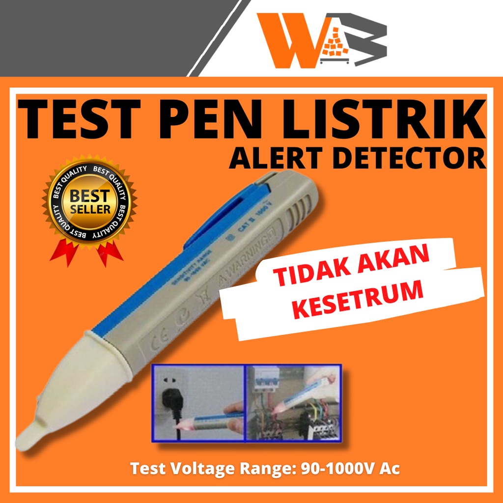 COD Tespen Listrik Kabel Pustus Tespen Kelistrikan Non Contact Tespen Sensor 90V-1000V D17