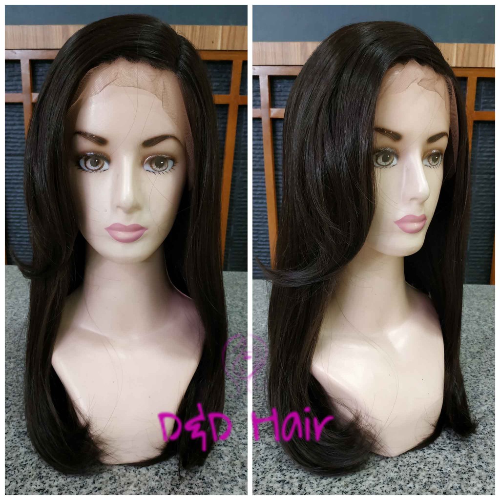 Wig Rambut - D&D1779 - Darkbrown - Front Lace Wig