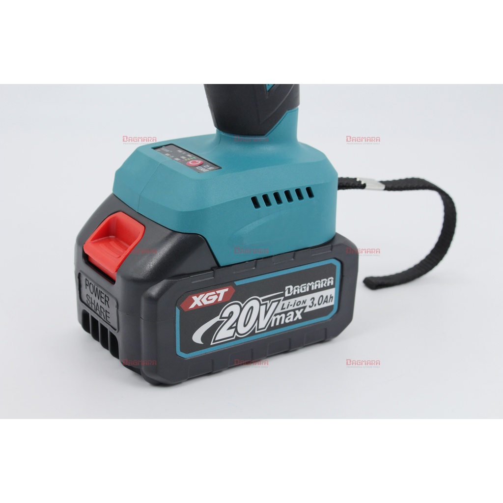 Dagmara XGT Baterai Cordless 21 Volt Battery Tegangan sebenarnya Batere Mesin Bor