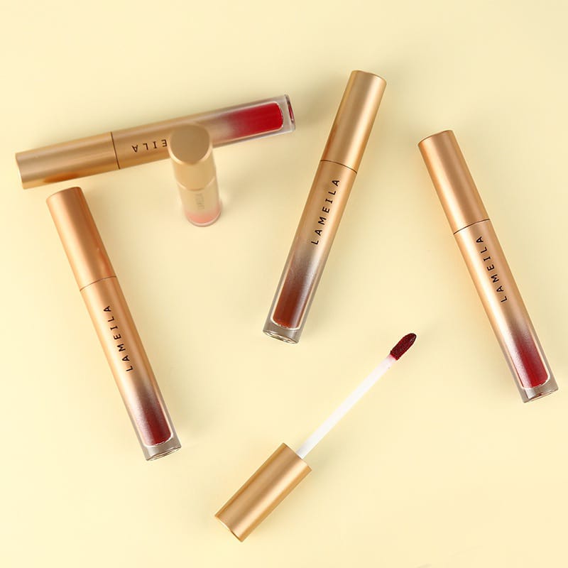 LAMEILA 1021 LIPSTICK MATTE GOLD EDITION WATERPROOF