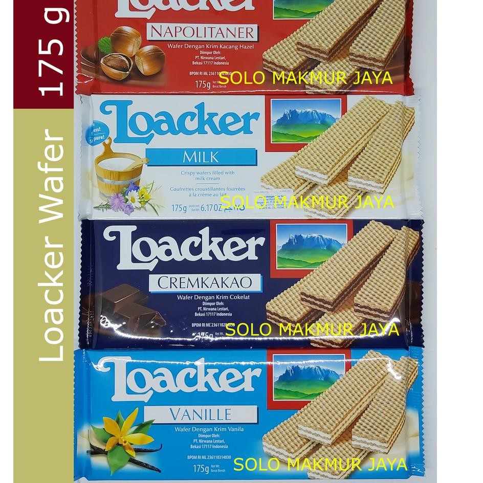 

[PREMIUM] Loacker Wafer Vanille Napolitaner Milk 175 g