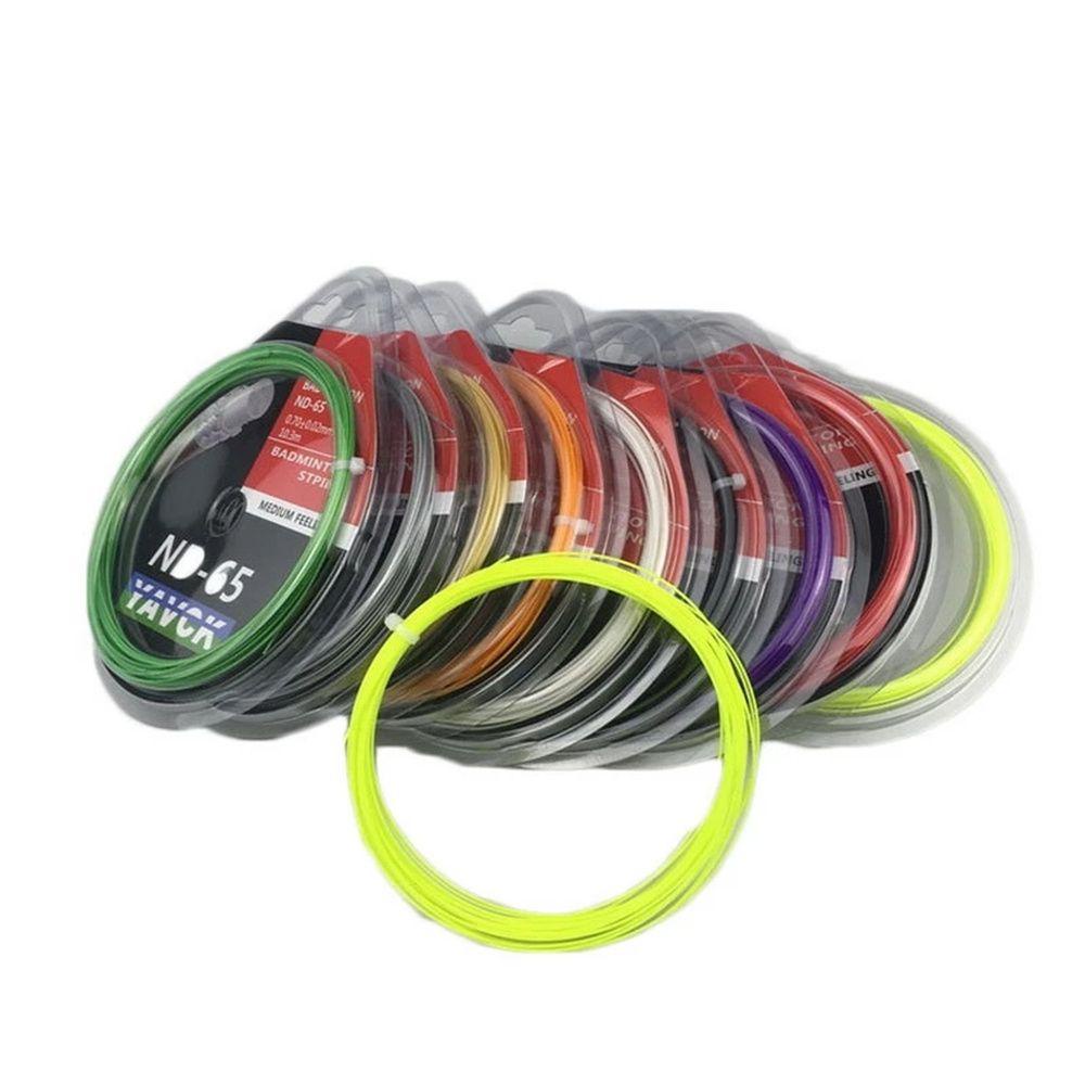 Senar Badminton QUINTON Alat Olahraga Aksesoris Badminton Training Badminton 0.7 mm Carbon Nanofiber Badminton String Line