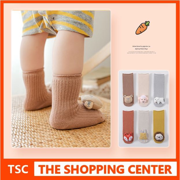 TSC  -  JJD KAOS KAKI PREWALKER BAYI 3D KARAKTER BONEKA TIMBUL