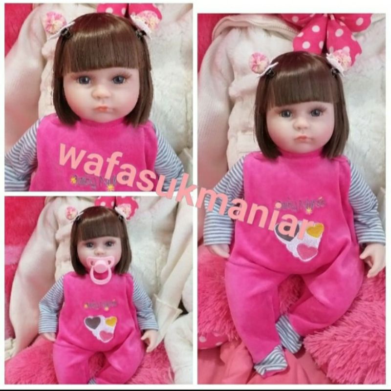 Baby Reborn Doll boneka bayi mirip asli seperti hidup / boneka cantik lucu