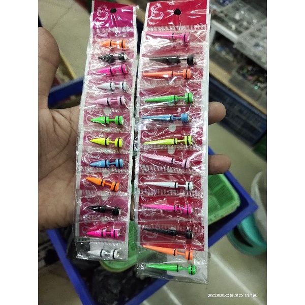 Anting Barbel Lancip Grosir Lusinan Isi 12 pcs