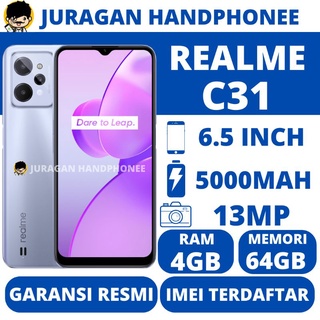 Realme C31 4/64 GB Garansi Resmi Realme Indonesia