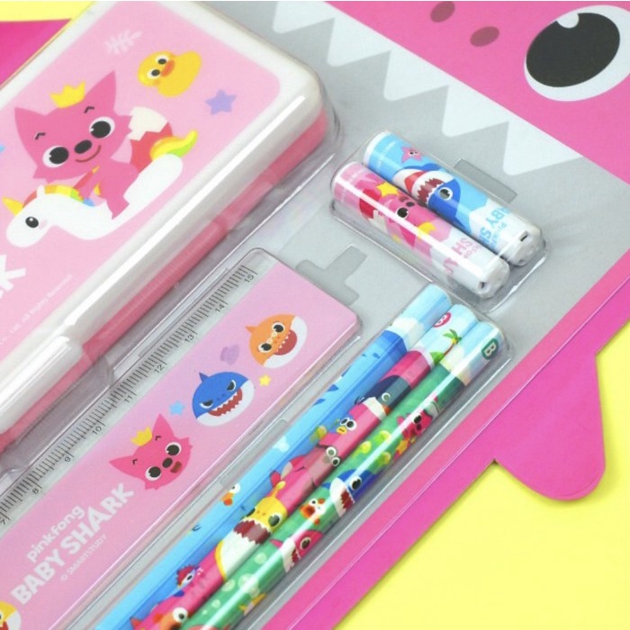 

Spesial Pinkfong Baby Shark Stationary Set (Pencil Case, Ruler, Pencil Murah