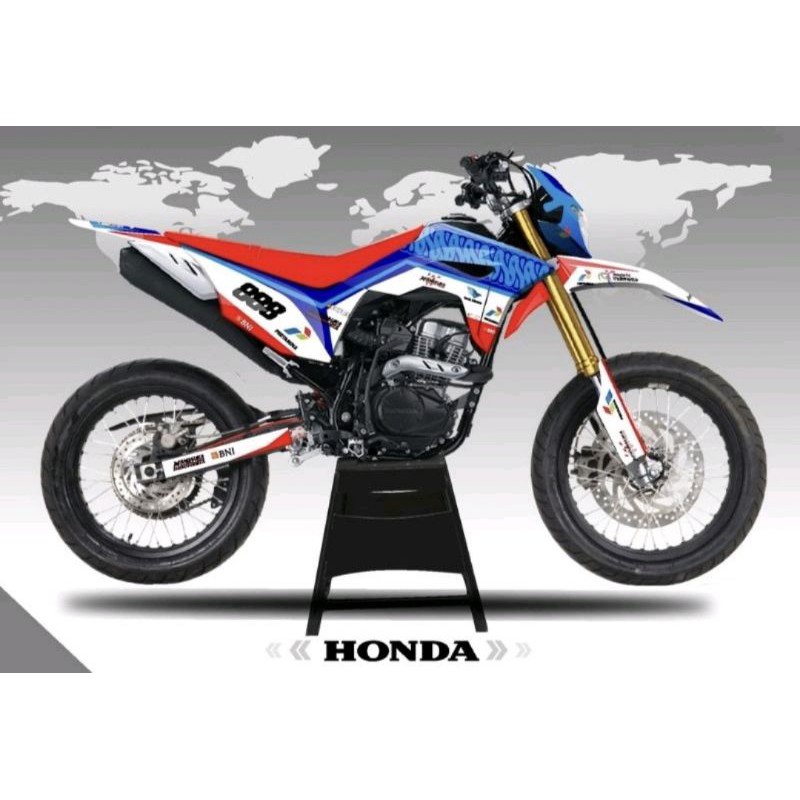 Decal CRF 150L Custom SuperMoto MotoCross Trail GrassTrack Racing Elegant Mandalika