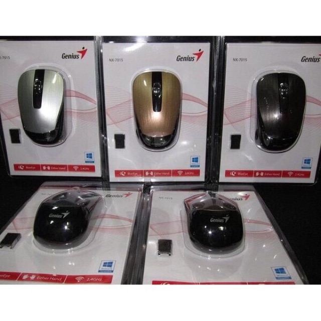 MOUSE WIRELESS GENIUS NX-7015 / NX7015 Wireless Optical Mouse