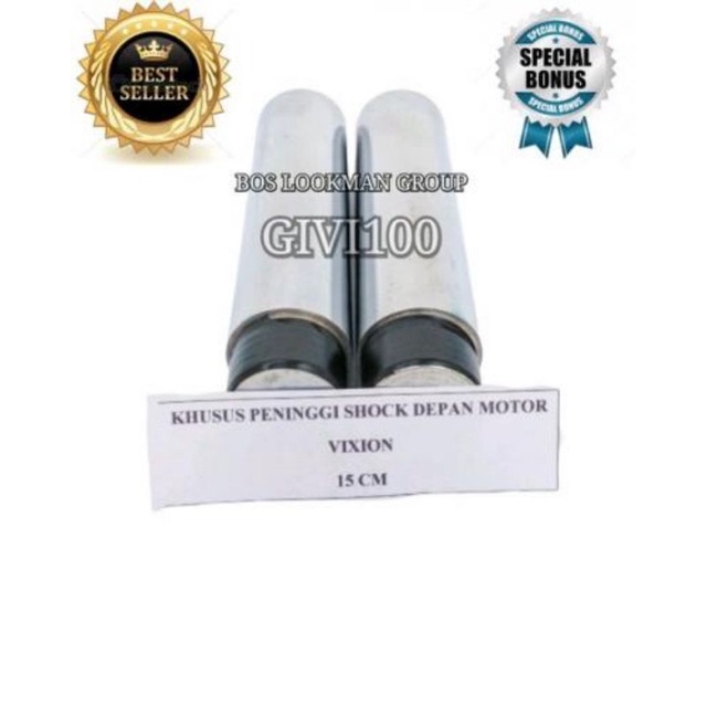 Peninggi Shock Depan Vixion Scorpio Z New Old Ovi Yamaha Besi Full Panjang 15cm Penambab Tinggi Shoc