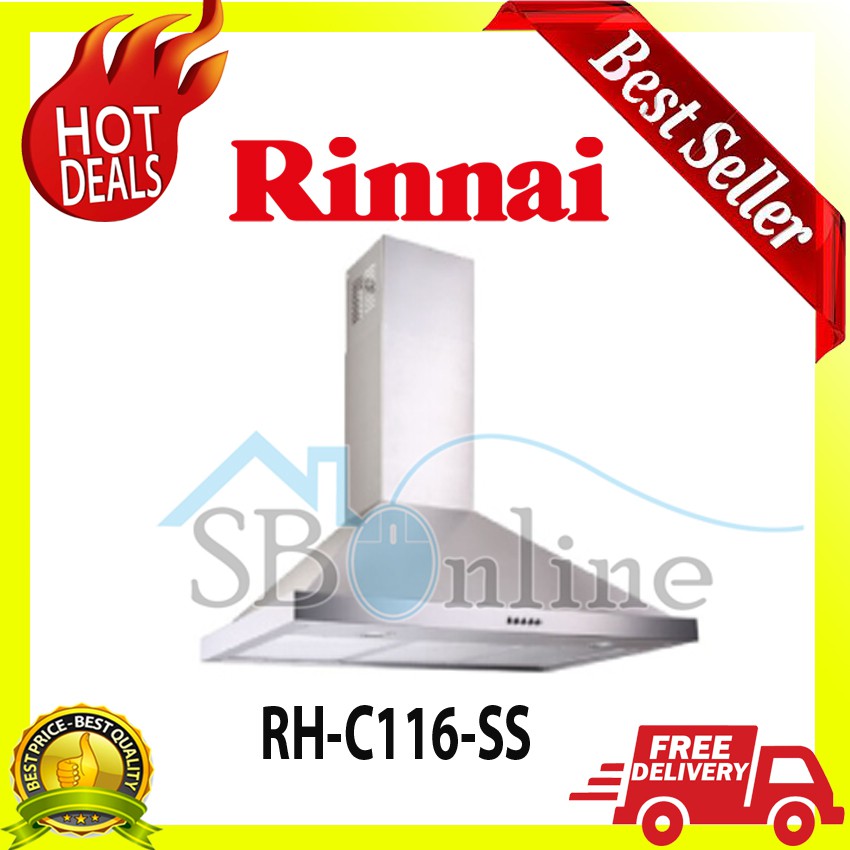 COOKER HOOD RINNAI RH-C116-SS